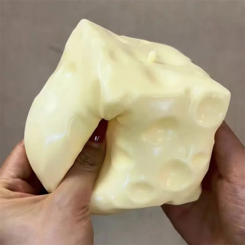 Jumbo Cheese Cube Stress Ball