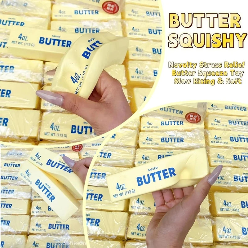 Squishy Butter Stick Fidget Toy Sticky Butter Stick Slow Rebound Stress Relief