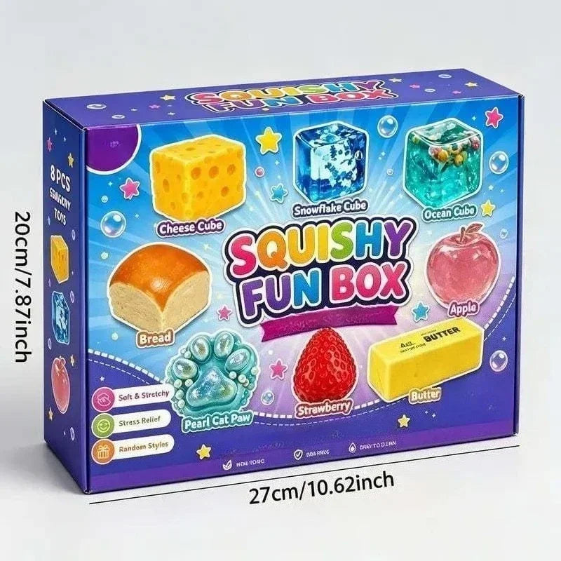 Squishy Fun Box 8 Pieces