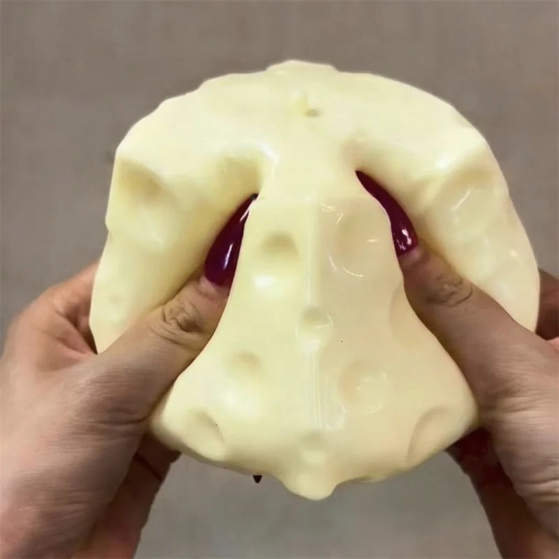 Jumbo Cheese Cube Stress Ball