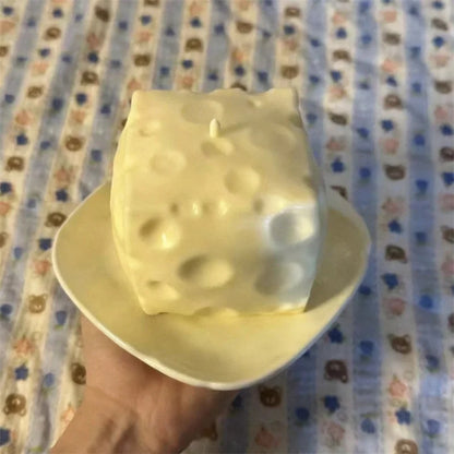 Jumbo Cheese Cube Stress Ball