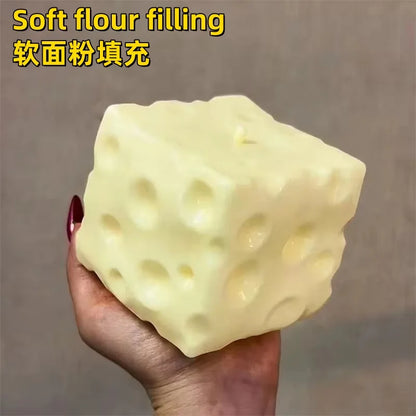 Jumbo Cheese Cube Stress Ball