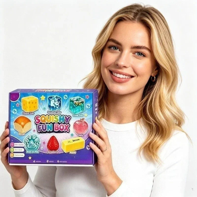 Squishy Fun Box 8 Pieces