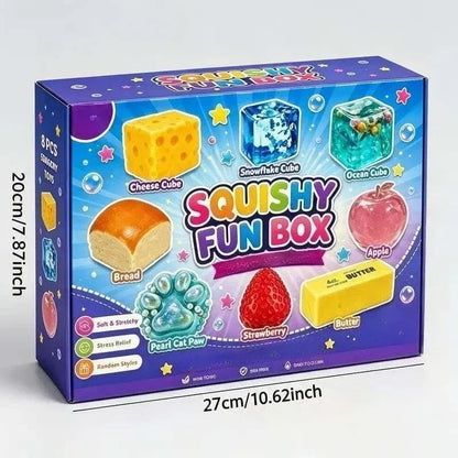 Squishy Fun Box 8 Pieces